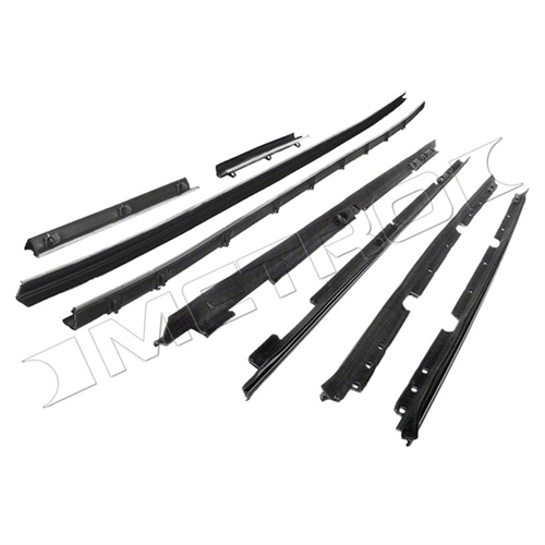 Window Sweeper Kit for Coupe with Standard Interior. 8-Piece Kit WNDW WTHRSTRP 68-69 CAMARO COUPE STAND. INTERIOR